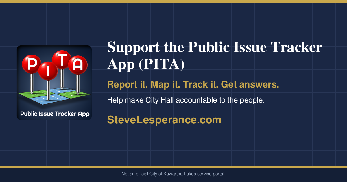 Public Issue Tracker App (PITA)
